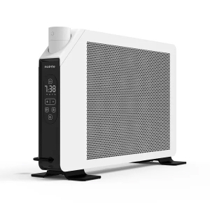 Rointe PHGRI2000H Giro White 2000W Portable Digital Electric Convector Heater (730mm wide x 450mm high) With Refillable Humifier & Touch-Control LCD Display
