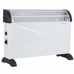 Hyco Manufacturing SC2000YM Scirocco White 2000W Portable Electric Convector Heater with 3 Heat Settings