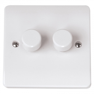 Click CMA162 Mode 2 gang 2 way 100W LED Dimmer Switch
