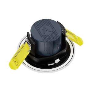 Collingwood DLT551500B10 H2Lite CSP (Pack Of 10) Fixed Wattage & 4 Colour Selectable Fire Rated Downlights With White Bezels IP65 4W/6W 460-780Lm 240V