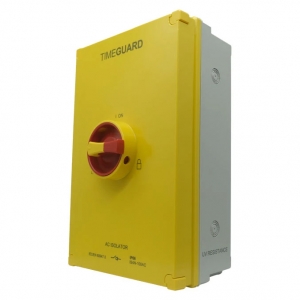 Timeguard IS4N-100AC Weathersafe Grey 100A IP65 4-Pole Rotary Isolator Switch
