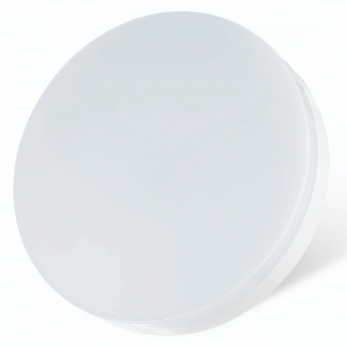 Timeguard LEDMR10WH Night Eye White 12W 850Lm IP44 Slimline Round LED Bulkhead With Cool White 4000K LEDs & Opal Diffuser