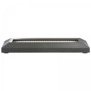 Timeguard LEDSL1DG Night Eye Dark Grey 1.6W 67Lm IP65 LED Horizontal Step Light With Cool White 4000K LEDs - Surface Mount