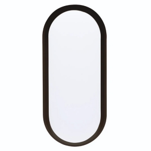 Timeguard LEDSO12B Night Eye Black 12W 850Lm IP54 Slimline Oval LED Bulkhead With Cool White 4000K LEDs & Opal Diffuser