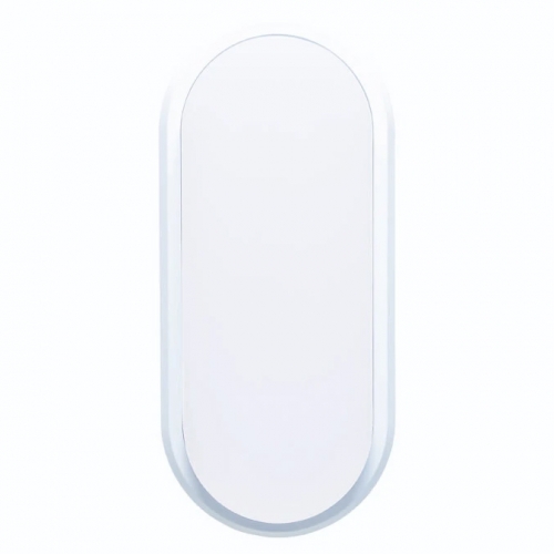 Timeguard LEDSO12WH Night Eye White 12W 850Lm IP54 Slimline Oval LED Bulkhead With Cool White 4000K LEDs & Opal Diffuser