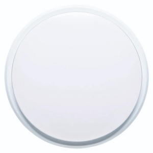 Timeguard LEDSR12WH Night Eye White 12W 850Lm IP54 Slimline Round LED Bulkhead With Cool White 4000K LEDs & Opal Diffuser