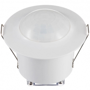 Timeguard STFM360 Sureline White 1000W IP44 Round Flush Mounting 360° | 6m PIR Sensor