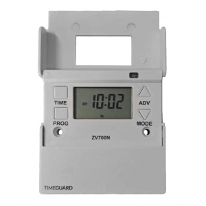 Timeguard ZV700N White 7-Day Digital Programmable Security Light Switch With Optional Dusk Start