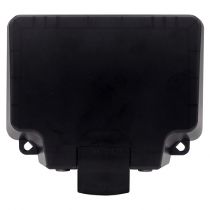 Timeguard TW1409DPP Weathersafe Grey 13A 30mA IP66 2 Gang Latching (Passive) RCD Protected White Switchsocket