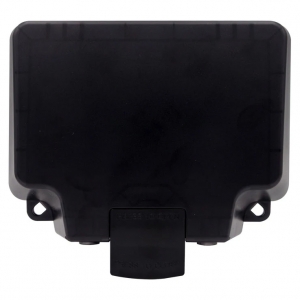 Timeguard TW1409DPA Weathersafe Grey 13A 30mA IP66 2 Gang Non-Latching (Active) RCD Protected White Switchsocket