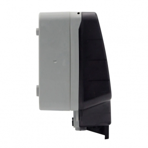 Timeguard TW1409DPA Weathersafe Grey 13A 30mA IP66 2 Gang Non-Latching (Active) RCD Protected White Switchsocket