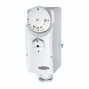 Timeguard TRT044 White 16A 2-Wire Surface Mount Mechanical Cylinder/Pipe Thermostat