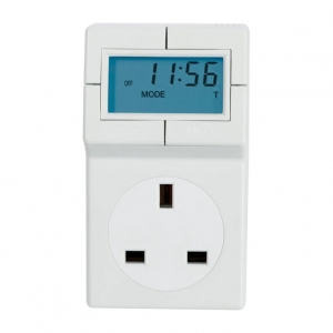 Timeguard TRT05 White 13A Electronic Plug-In Thermostat With 24-Hour Time Control
