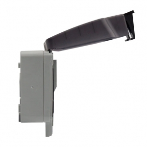 Timeguard TW1207DPN Weathersafe Grey 13A IP66 1 Gang White DP Switchsocket With Neon