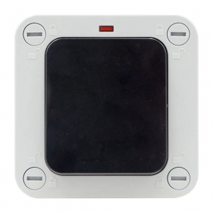 Timeguard TW1221 Weathersafe Grey 20Ax IP66 1 Gang 2 Way Switch With Neon