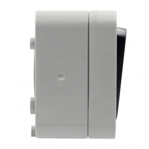 Timeguard TW1222 Weathersafe Grey 20Ax IP66 2 Gang 2 Way Switch With Neon
