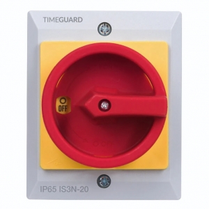 Timeguard IS3N-20 Weathersafe 3P Isolator Rotary IP65 Switch 20A