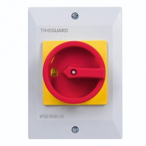 Timeguard IS4N-32 Weathersafe 4P Isolator Rotary IP65 Switch 32A