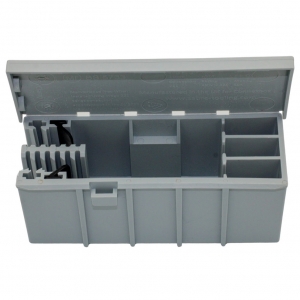 Connexbox 221-4 WB2-001-G Grey (Pack 6) Electrical Junction Box For Wago Connectors (Formerly Sold As 207-3301)