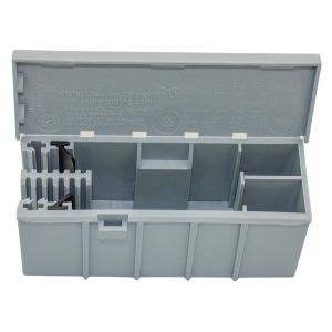 Connexbox Classic WBX-001-G Grey (Pack 6) Electrical Junction Box For Wago Connectors (Formerly Sold As 207-3302)