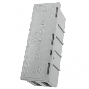 Connexbox Classic WBX-001-G Grey (Pack 6) Electrical Junction Box For Wago Connectors (Formerly Sold As 207-3302)