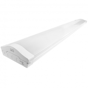 Ovia OV841560EMCTA Inceptor A-Lite White 5ft Self-Test Emergency 60W 6550-7300Lm 3CCT High Output LED Linear Luminaire With Opal Diffuser