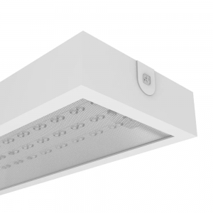 Ansell AGEM4/1/SM3 Gemini UGR19 4ft Self-Test Emergency 17-34W 2200-5100Lm Wattage & 3CCT LED UGR19 Linear Luminaire With Microprism Diffuser
