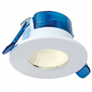 Aurora Lighting AU-R61W/40-PACK R6 Series (Pack 10) 5.5W 760Lm IP65 Fixed LED Fire-Rated Downlight With Cool White 4000K LEDs & FastRFix Connector