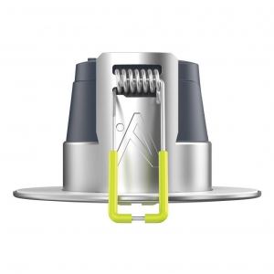 Collingwood Lighting DLT389BS Brushed Steel H2 Lite Select 5W 600-650Lm IP65 Fixed 3CCT Selectable LED Fire-Rated Downlight With Fast Fit Connector