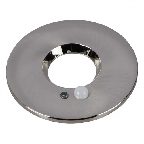 Collingwood Lighting DLSENSBEZP H2 Sense Brushed Steel Round PIR Bezel For DLSENSE Fixed Downlight