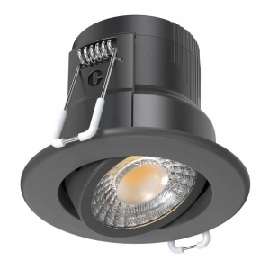 Collingwood Lighting DLT661BLKBZ H4 Lite CSP Black Adjustable Downlight Bezel For DLT661600A Downlight