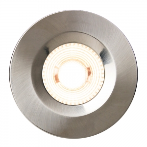 Robus RULTRIM-13 Ultimum+ Brushed Chrome Fixed Downlight Bezel For RULX-01 Downlight