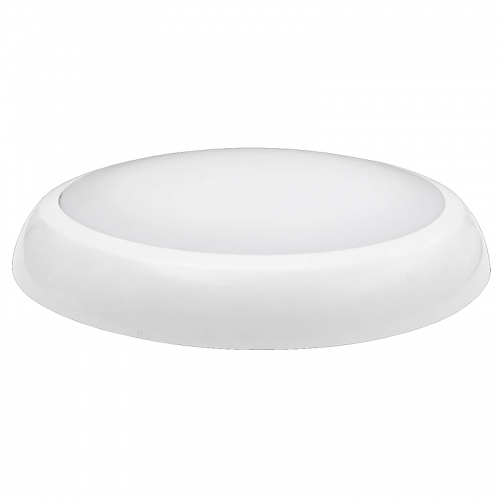 Robus RXL100-01 Golf Express Modular White 15-22.1W 1740-2450Lm 410mm Round  Wattage + 3CCT Selectable LED Bulkhead With Opal Pro-Diffuser