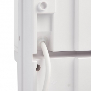 Saxby 73717 MotionLED White 6W 600Lm IP44 3CCT Selectable LED Security Bulkhead With 120° | 10m PIR & Frosted Prismatic Diffuser