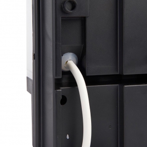 Saxby 48739 Motion Black 10W IP44 GLS Security Bulkhead With 120° | 10m PIR & Frosted Prismatic Diffuser - Requires Lamp