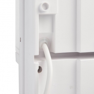 Saxby 48740 Motion White 10W IP44 GLS Security Bulkhead With 120° | 10m PIR & Frosted Prismatic Diffuser - Requires Lamp