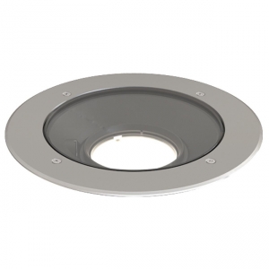 Ansell ATUR3/1/CW Turno Stainless Steel 18W 3000Lm IP67 230mm Round Adjustable LED Driveover Ground Light With Cool White 4000K LEDs & Installation Housing