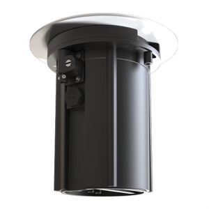 Ansell ATUR3/1/WW Turno Stainless Steel 18W 2500Lm IP67 230mm Round Adjustable LED Driveover Ground Light With Warm White 3000K LEDs & Installation Housing