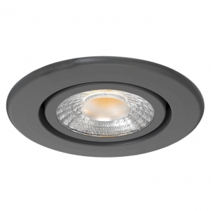 Collingwood Lighting DLT661BLKBZ H4 Lite CSP Black Adjustable Downlight Bezel For DLT661600A Downlight