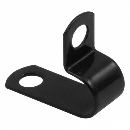 Unicrimp QPC30LSFB Black 7.5mm-7.9mm (Pack 50) LSF Coated 18th Edition Metal P Clips