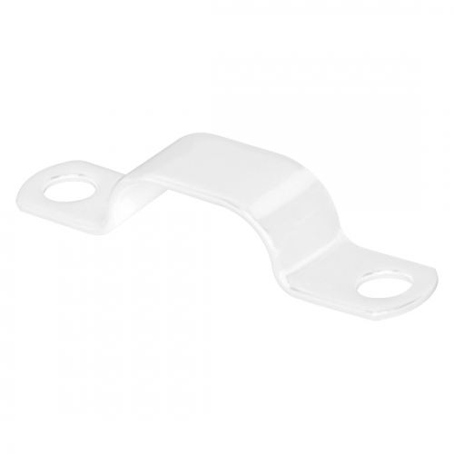 Unicrimp QSC302LSFW White 7mm-7.7mm (Pack 50) LSF Coated 18th Edition Metal Saddle Clips