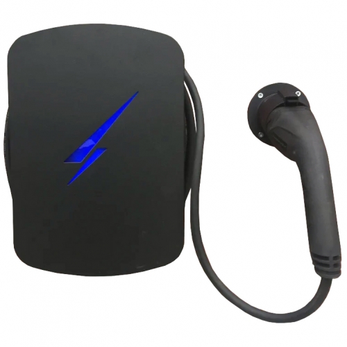Hypervolt HV3PROAAUB075T2 Home Pro 3 7kw 1Ph IP66 Tethered EV Wall Charger With Ethernet + Wi-Fi & 7.5m Type 2 Lead - Ultra Black