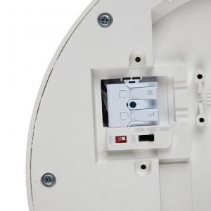 Collingwood Lighting CDL0218S CDL02 White IP44 12-18W 1250-2000Lm 220mm Round Wattage & Colour Selectable LED Commercial Downlight