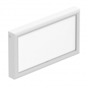 Collingwood Lighting EMBXWMS Salvus White IP20 2.5W 26Lm Maintained Manual/Self-Test Emergency Exit Box With Daylight White 6500K LEDs & Full Legend Set