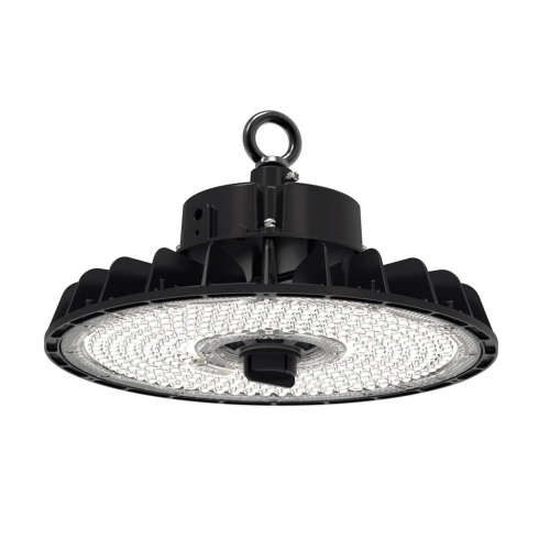 Collingwood Lighting HBA3V Area Bay Matt Black IP65 200W 32000Lm 285mm Round Dimmable LED High Bay With Cool White 4000K LEDs