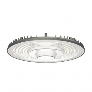 Collingwood Lighting HBG2N40 GenBay Matt Grey IP65 150W 19500Lm 285mm Round Ultra Slim LED High Bay With Cool White 4000K LEDs