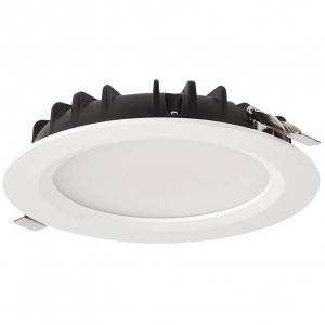 Collingwood Lighting THL2T Thea Lite CSP White IP54 14W 1550-1680Lm 170mm Round Dimmable LED Commercial Downlight With TP(a) Diffuser