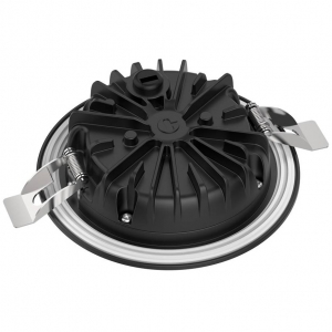 Collingwood Lighting THLB1T Thea Lite CSP Black IP54 10W 1100-1200Lm 120mm Round Dimmable LED Commercial Downlight With TP(a) Diffuser