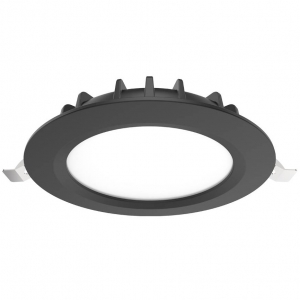 Collingwood Lighting THLB2T Thea Lite CSP Black IP54 14W 1550-1680Lm 170mm Round Dimmable LED Commercial Downlight With TP(a) Diffuser