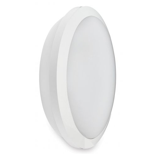 Collingwood Lighting WL95W2NCS WL95 Versa White IP65 5-8W 700-1250Lm 250mm Round Wattage & Colour Selectable LED Bulkhead